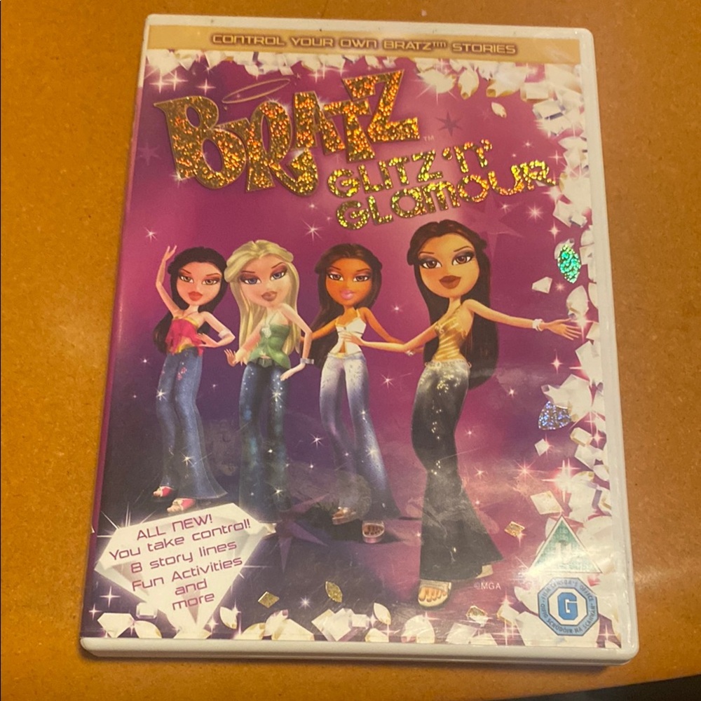 Bratz Glitz 'n' Glamour DVD - Purple Cover